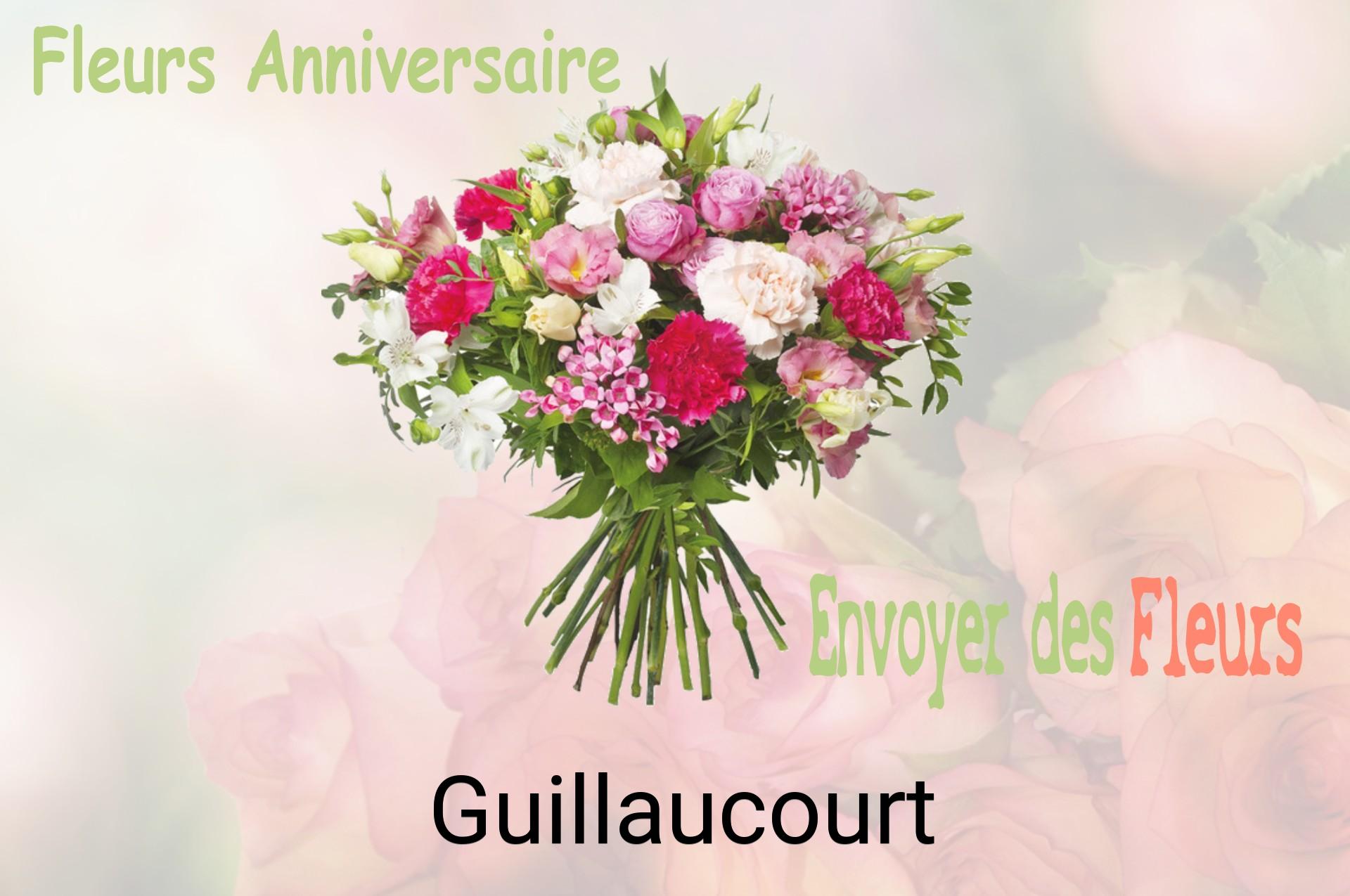 Bouquet de fleurs d’anniversaire livré à Guillaucourt
